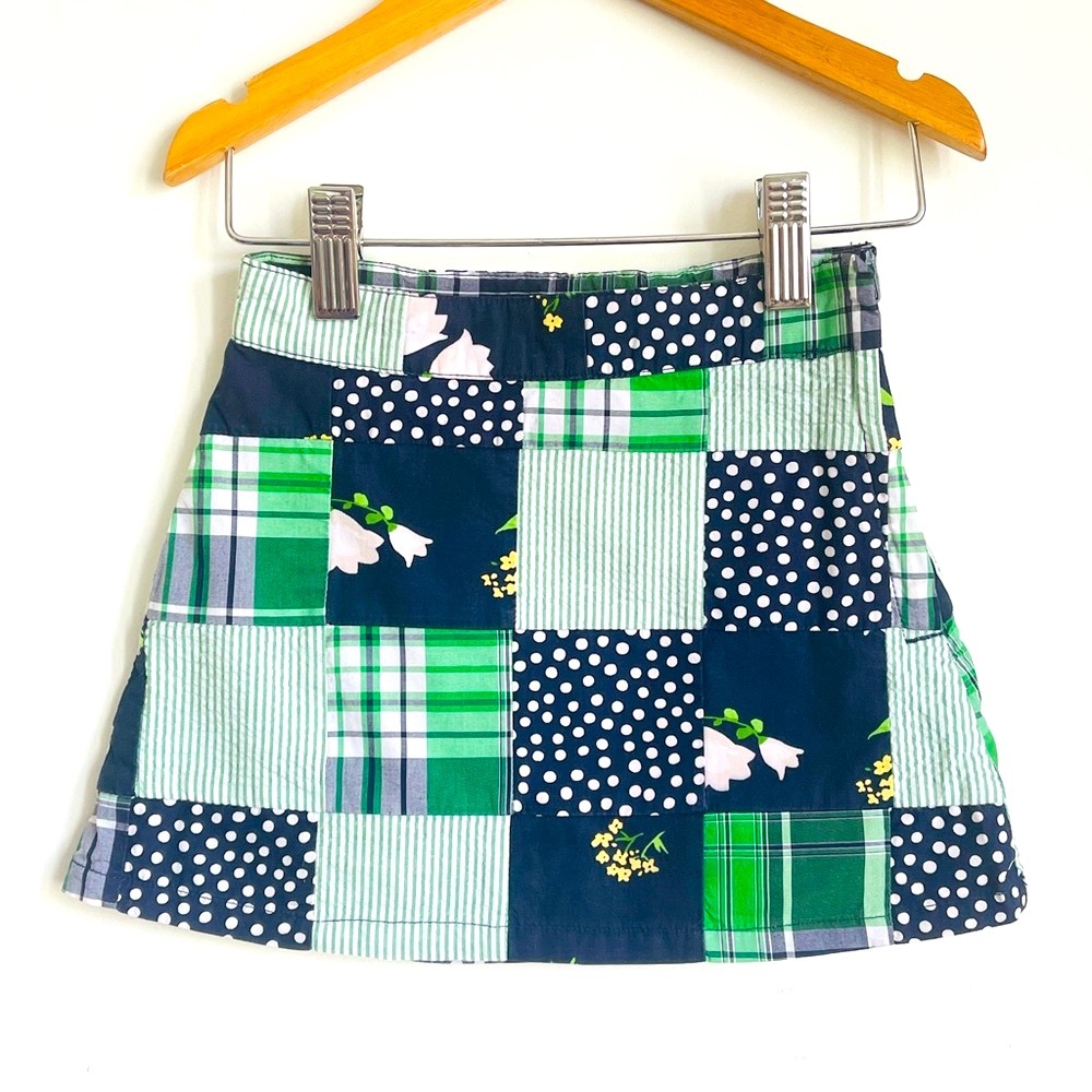 18-24M Janie and Jack Patchwork Seersucker Skirt